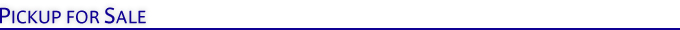 PICKUP FOR SALE オススメ販売車情報